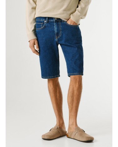 PANTALÓN CORTO VAQUERO CORTE RECTO PEPE JEANS