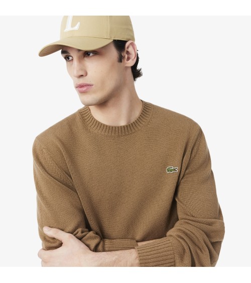 JERSEY CUELLO REDONDO DE LANA LACOSTE