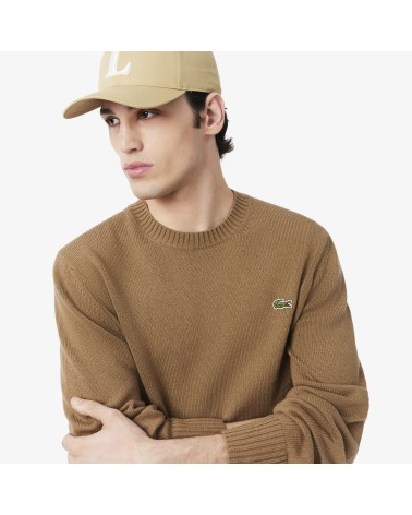 JERSEY CUELLO REDONDO DE LANA LACOSTE