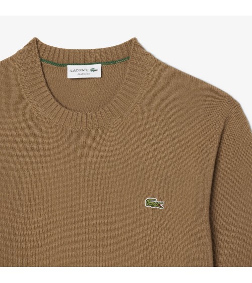 JERSEY CUELLO REDONDO DE LANA LACOSTE