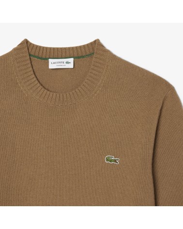 JERSEY CUELLO REDONDO DE LANA LACOSTE