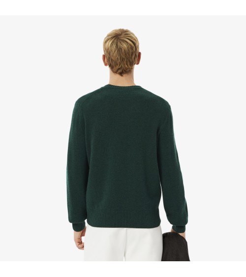 JERSEY CUELLO REDONDO DE LANA LACOSTE