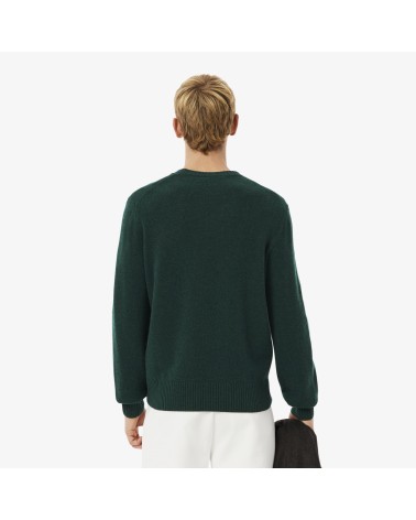 JERSEY CUELLO REDONDO DE LANA LACOSTE