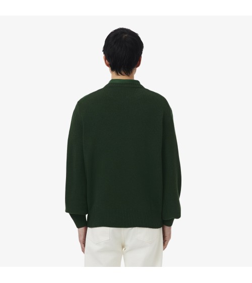 JERSEY CUELLO REDONDO DE LANA LACOSTE