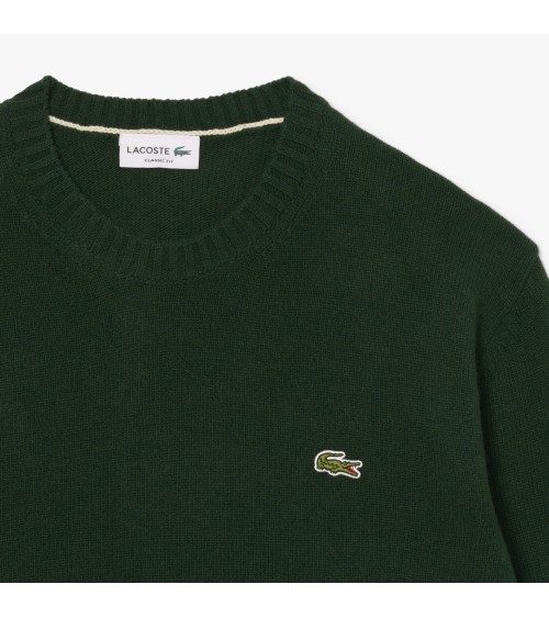 JERSEY CUELLO REDONDO DE LANA LACOSTE
