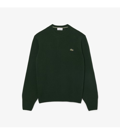 JERSEY CUELLO REDONDO DE LANA LACOSTE