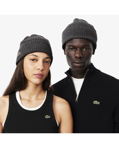 GORRO ACANALADO LACOSTE