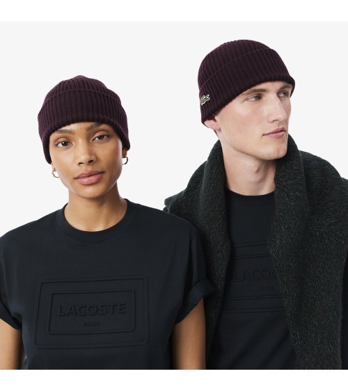 GORRO ACANALADO LACOSTE