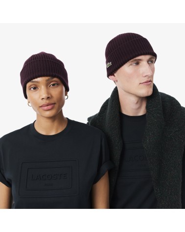 GORRO ACANALADO LACOSTE