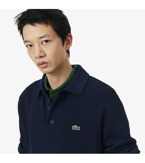 SUDADERA POLO CUELLO ACANALADO LACOSTE
