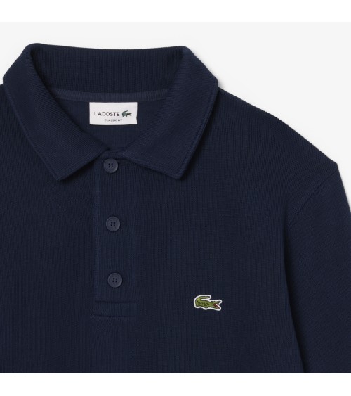 SUDADERA POLO CUELLO ACANALADO LACOSTE