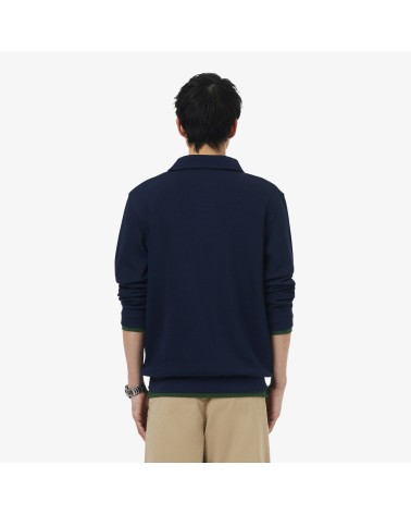 SUDADERA POLO CUELLO ACANALADO LACOSTE