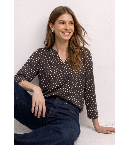 CAMISETA TIPO BLUSA DE LUNARES STREET ONE