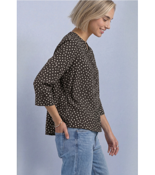 BLUSA CON BOTONES DE LUNARES STREET ONE