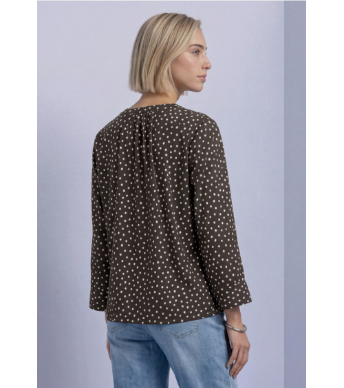 BLUSA CON BOTONES DE LUNARES STREET ONE