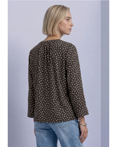 BLUSA CON BOTONES DE LUNARES STREET ONE