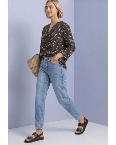 BLUSA CON BOTONES DE LUNARES STREET ONE