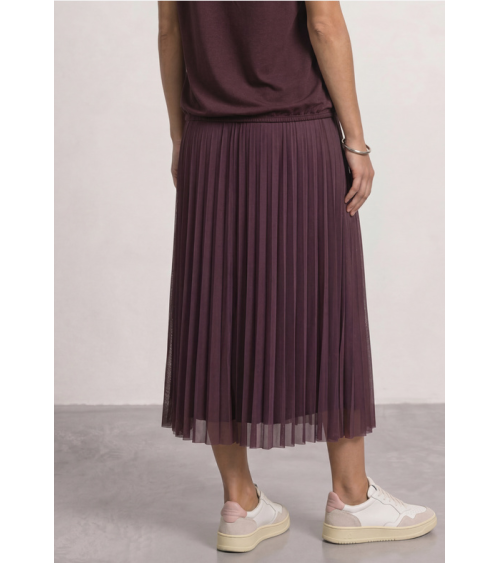 FALDA MIDI PLISADA STREET ONE