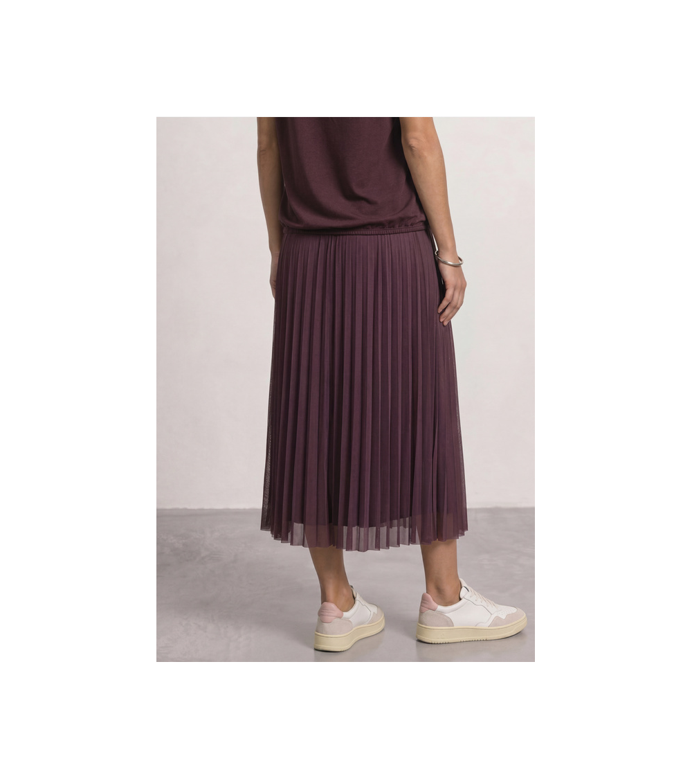 FALDA MIDI PLISADA STREET ONE