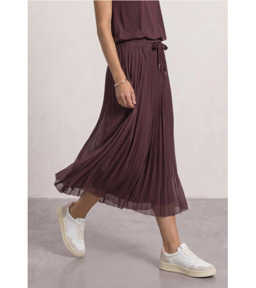 FALDA MIDI PLISADA STREET ONE