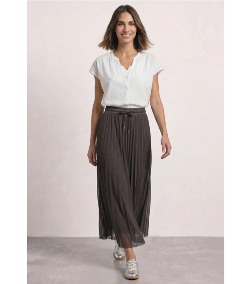 FALDA MIDI PLISADA STREET ONE