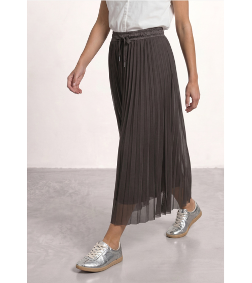 FALDA MIDI PLISADA STREET ONE