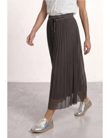 FALDA MIDI PLISADA STREET ONE