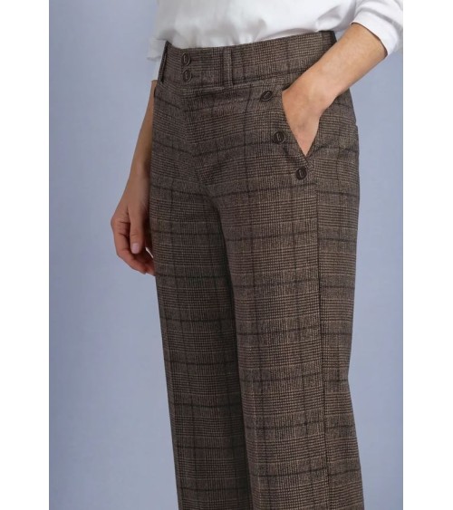 PANTALÓN DE CUADROS ELÁSTICO STREET ONE