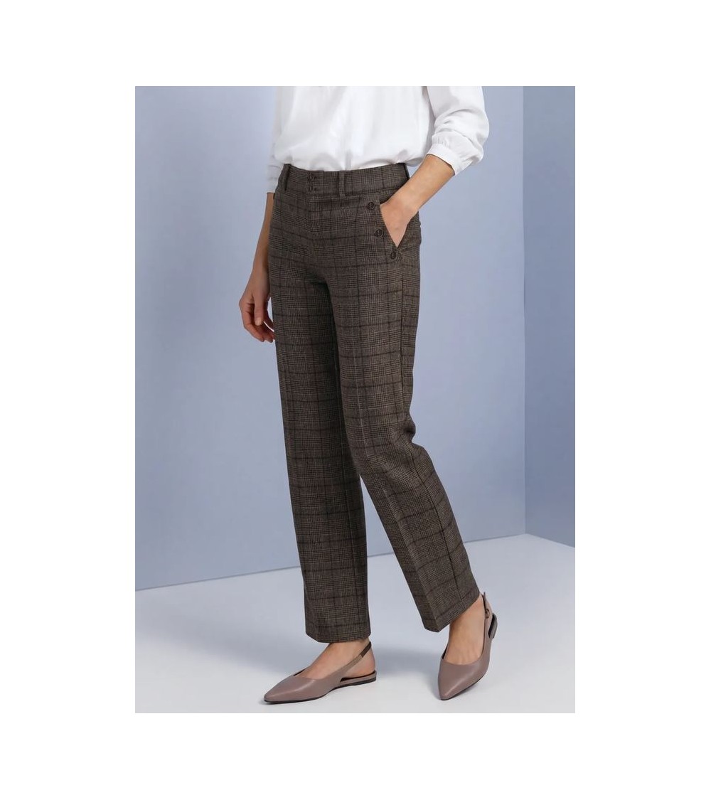 PANTALÓN DE CUADROS ELÁSTICO STREET ONE