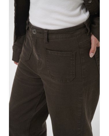 PANTALÓN VAQUERO MARRÓN KABOOK DE KAFFE