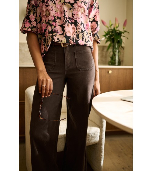 PANTALÓN VAQUERO MARRÓN KABOOK DE KAFFE