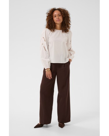 BLUSA ROXY CON MANGAS CALADAS DE KAFFE