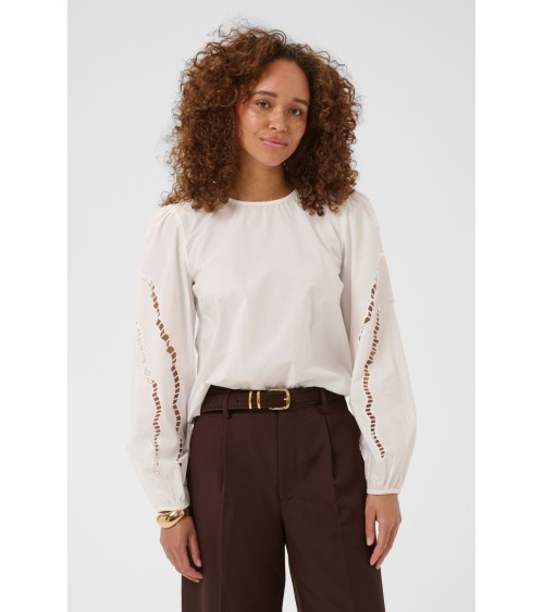 BLUSA ROXY CON MANGAS CALADAS DE KAFFE