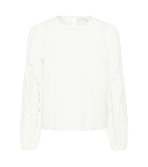 BLUSA ROXY CON MANGAS CALADAS DE KAFFE