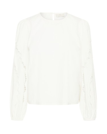 BLUSA ROXY CON MANGAS CALADAS DE KAFFE