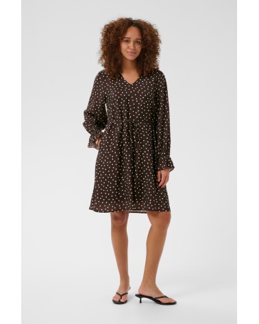 VESTIDO RECTO DE LUNARES KAFFE