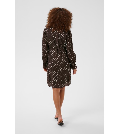 VESTIDO RECTO DE LUNARES KAFFE