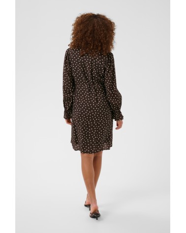 VESTIDO RECTO DE LUNARES KAFFE