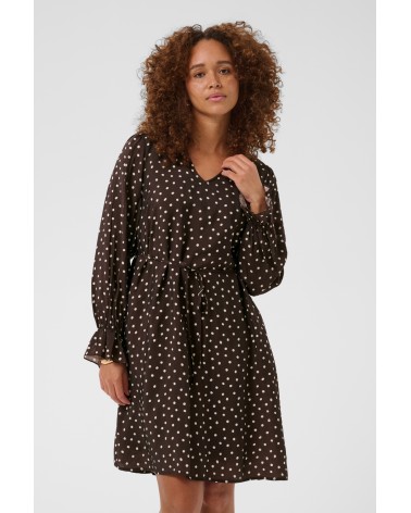 VESTIDO RECTO DE LUNARES KAFFE
