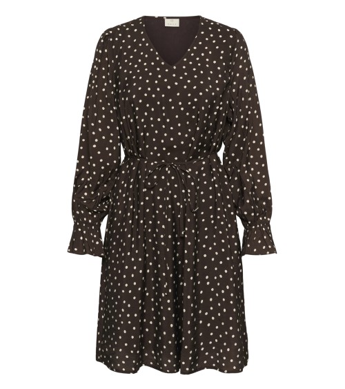 VESTIDO RECTO DE LUNARES KAFFE