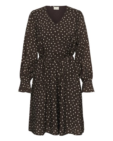 VESTIDO RECTO DE LUNARES KAFFE