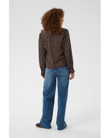 BLUSA CON LAZADA DE LUNARES KAFFE
