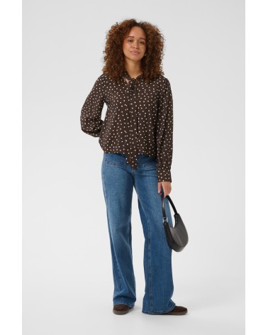 BLUSA CON LAZADA DE LUNARES KAFFE