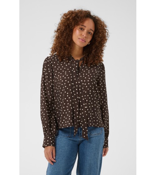 BLUSA CON LAZADA DE LUNARES KAFFE