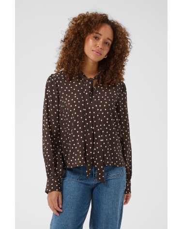 BLUSA CON LAZADA DE LUNARES KAFFE