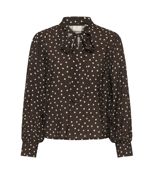 BLUSA CON LAZADA DE LUNARES KAFFE