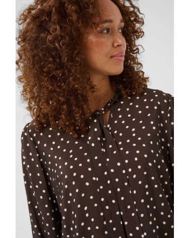 BLUSA CON LAZADA DE LUNARES KAFFE