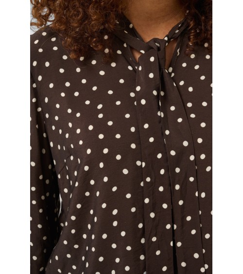 BLUSA CON LAZADA DE LUNARES KAFFE