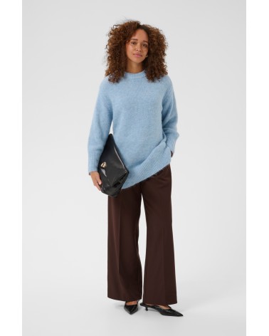 JERSEY EN MEZCLA DE LANA Y ALPACA KAFFE