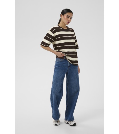 CAMISETA EN TONO MARRON KAFFE